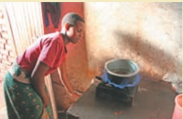 Biogas lamp improves the general family life